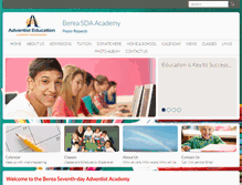 Tablet Screenshot of berea23.adventistschoolconnect.org