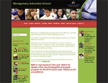 Tablet Screenshot of montgomery22.adventistschoolconnect.org