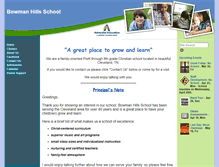 Tablet Screenshot of bowmanhills22.adventistschoolconnect.org