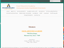 Tablet Screenshot of excel22.adventistschoolconnect.org