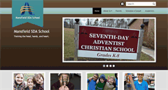 Desktop Screenshot of mansfield22.adventistschoolconnect.org